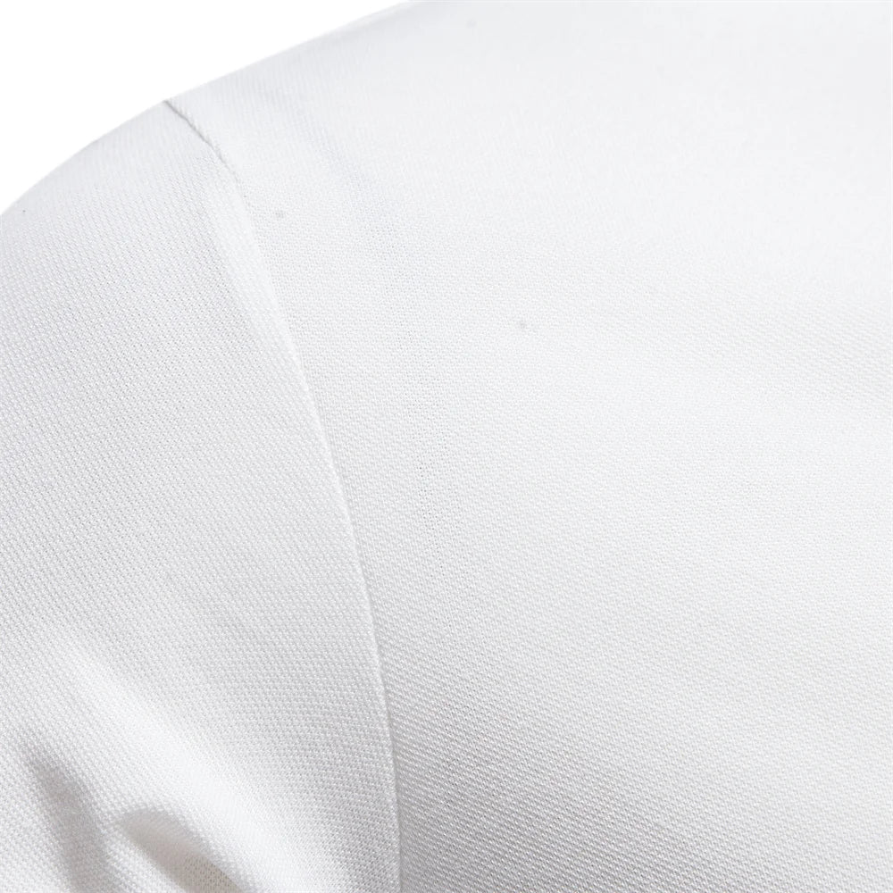 Kortærmet Poloshirt til Mænd med Broderet Logo og Knaplukning i 100% Bomuld 8