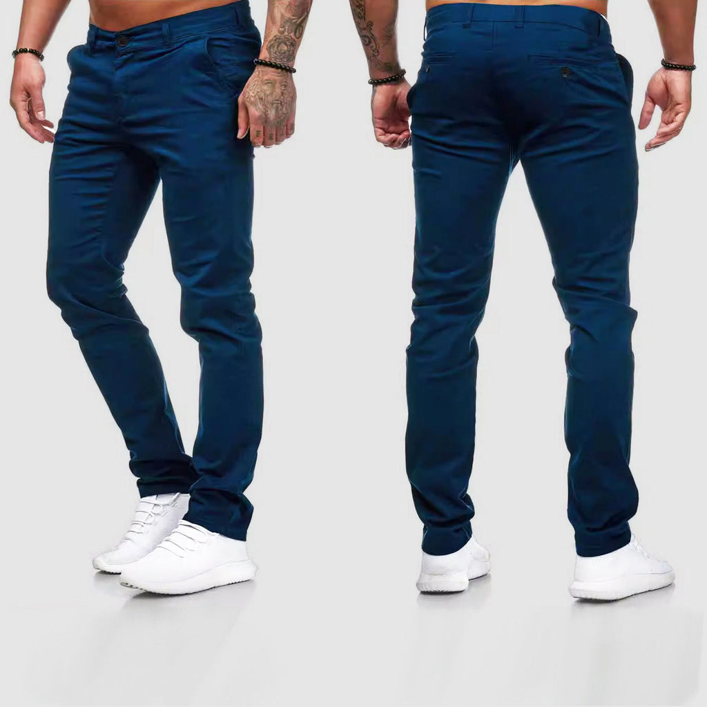 Slim Fit Arbejdsbukser til Mænd med Ren Finish og Tilspidset Snit 3